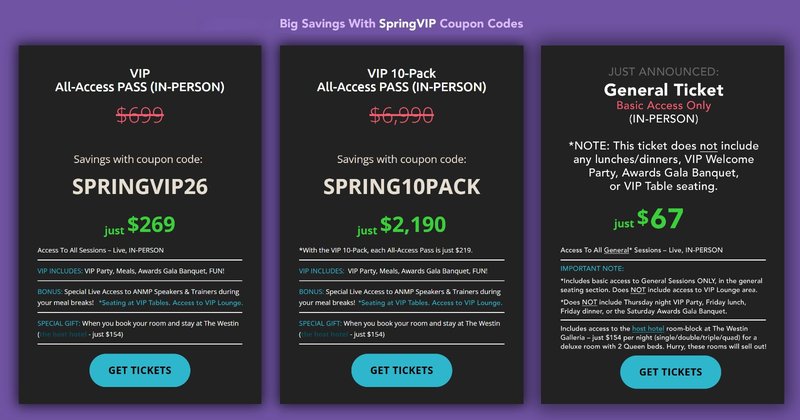 ANMP 2026 Convention: New $67 Ticket and VIP Pricing Extended